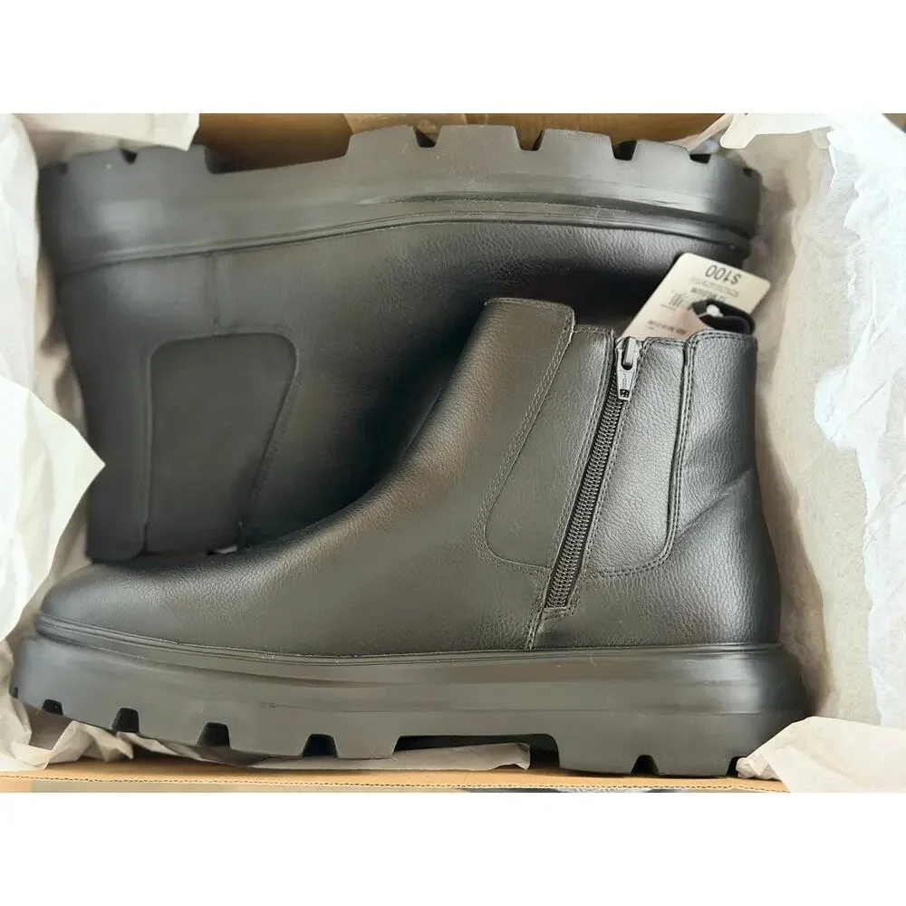 NEW! J.Ferrar JF Watts Men's Chelsea Boot Black 12M
